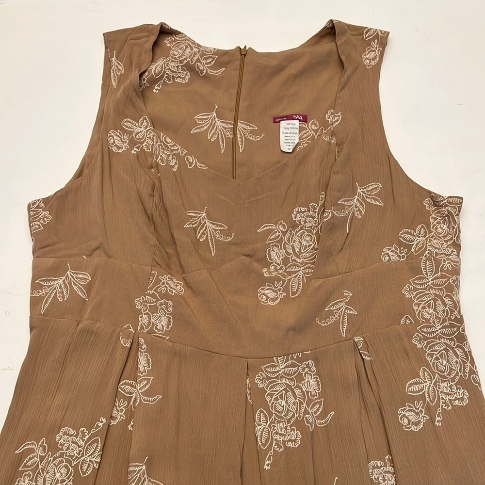 Ixia Crepe Summer Dress with Pockets size 3X
